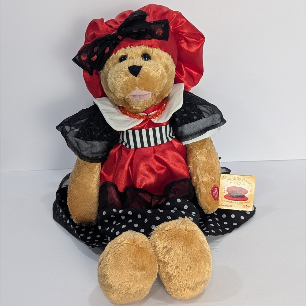Chantilly Lane‎ Musical Bear Auntie Pasta That's Amore Singing Head/Mouth Move